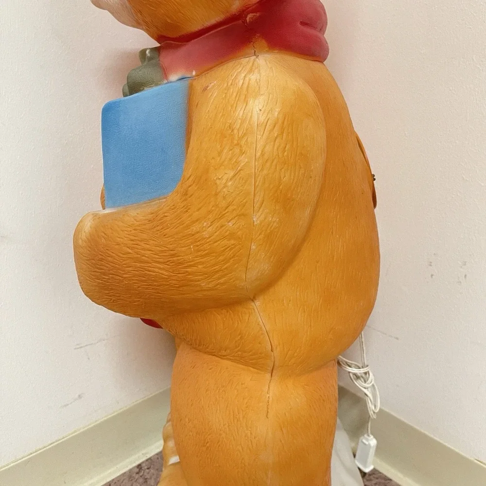 Teddy Bear Blow Mold Empire Christmas 35